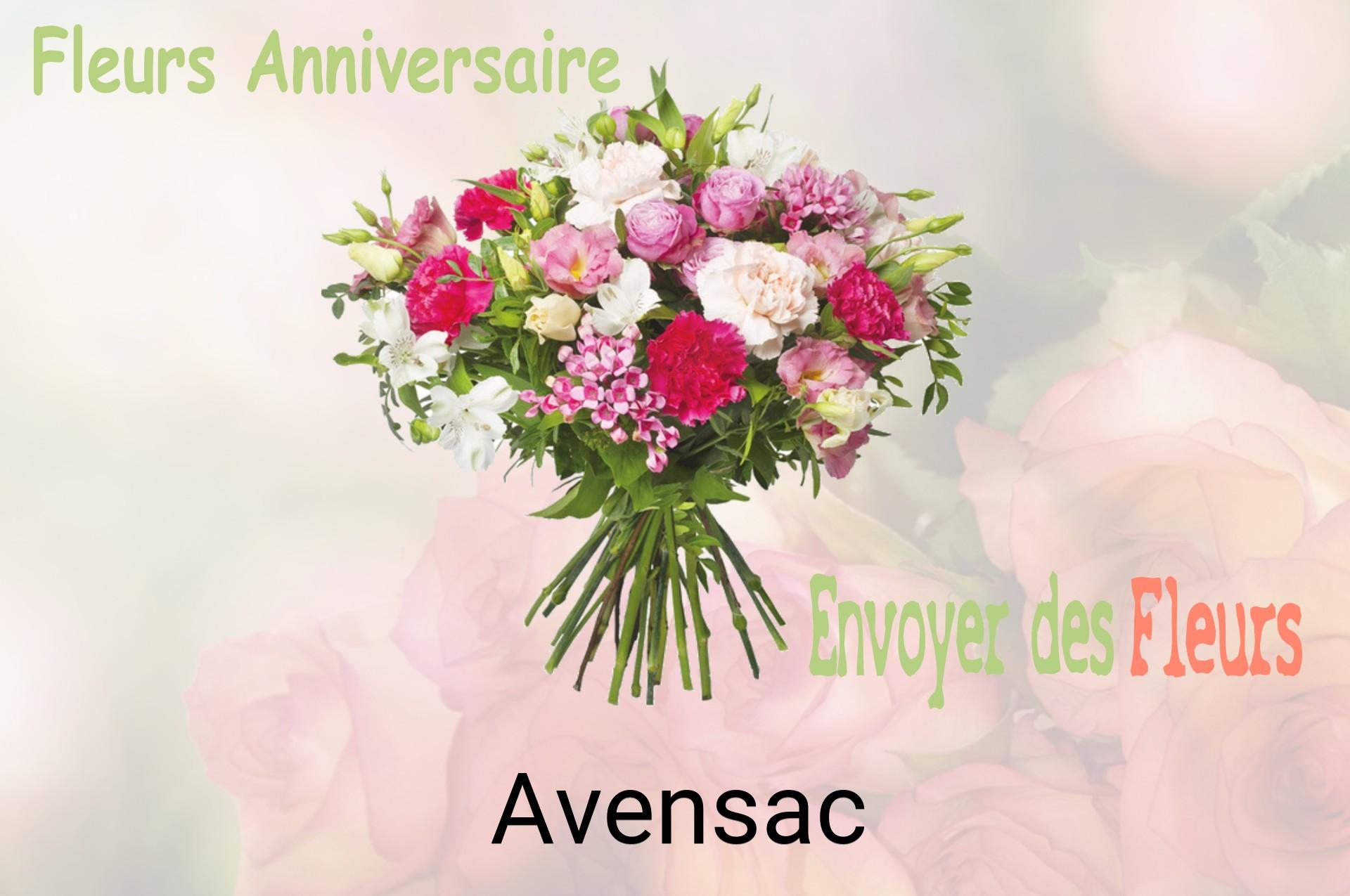 Bouquet de fleurs d’anniversaire livré à Avensac